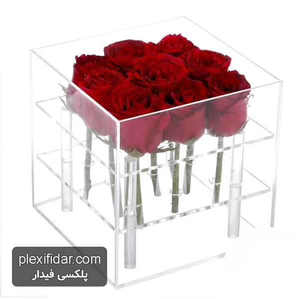 23457465968854647347 خرید باکس گل پلکسی گلاس (قیمت جعبه گل آکریلیک) - پلکسی فیدار