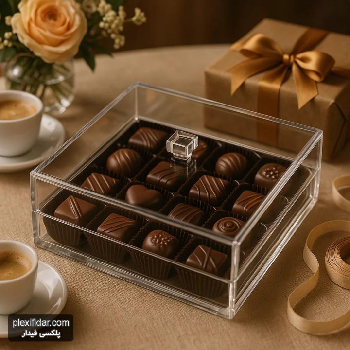 باکس شکلات پلکسی گلاس لوکس – خرید آنلاین با ارسال سریع